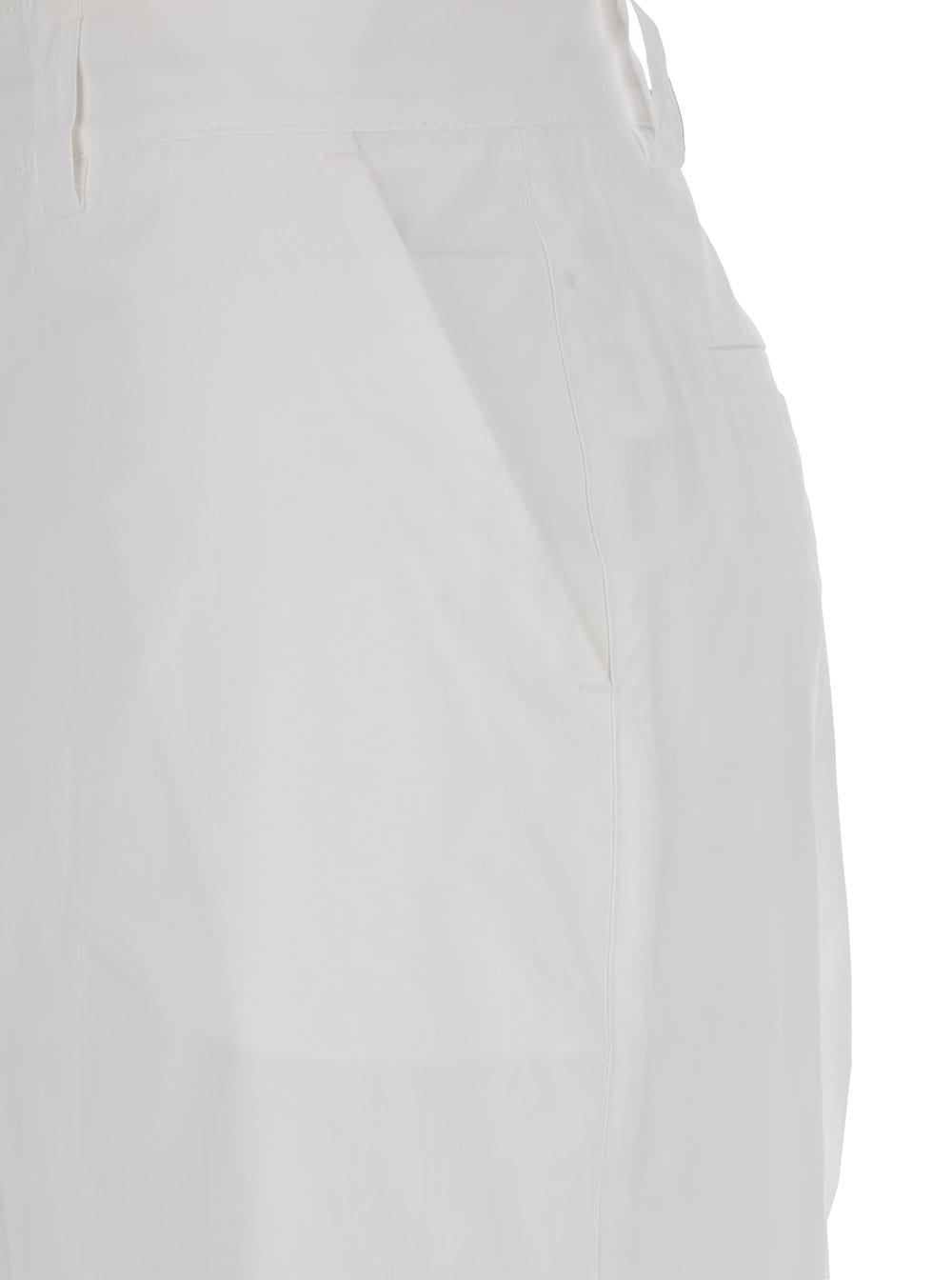 Shop P.a.r.o.s.h Pantalone - Cotone Unito In White