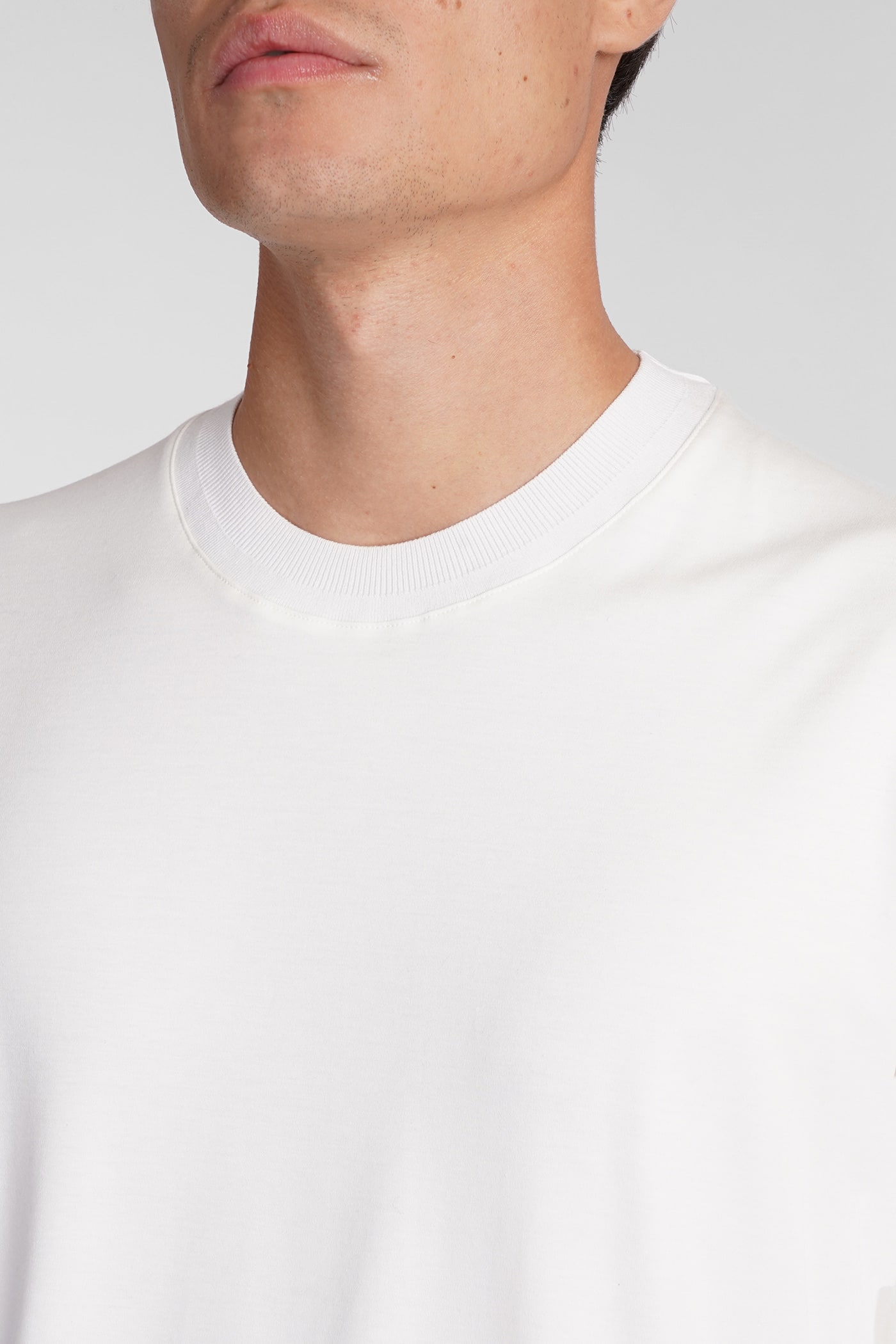 Shop Zegna T-shirt In White Cotton