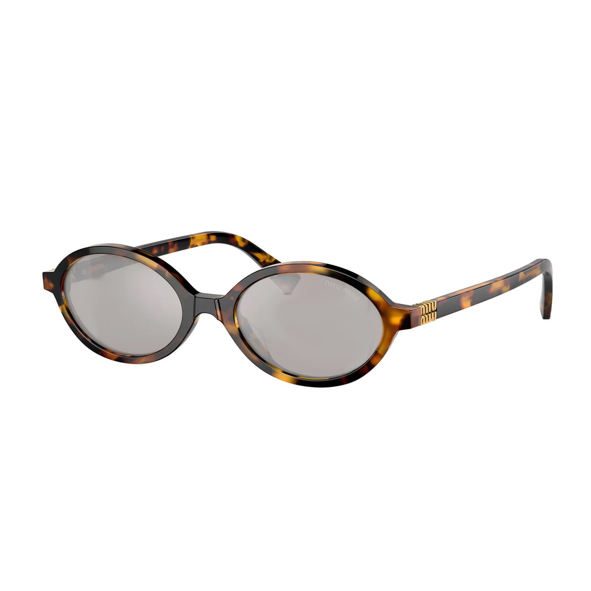 Miu Miu Miumiu 0mu 04zs Miu Regard Vau07f Havana Sunglasses In Brown