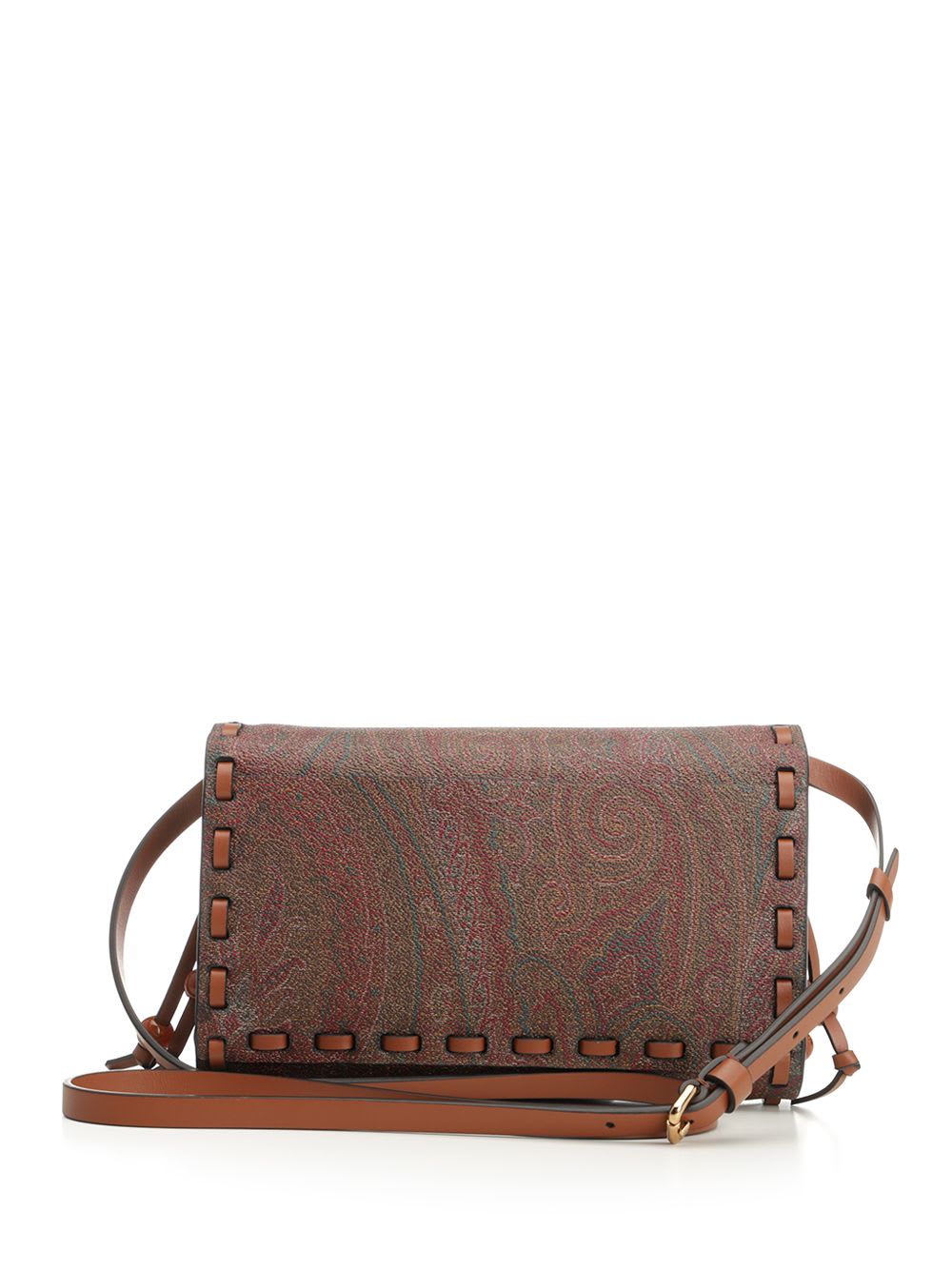 Etro Mini Arnica 1984 Paisley-printed Crossbody Bag In Brown