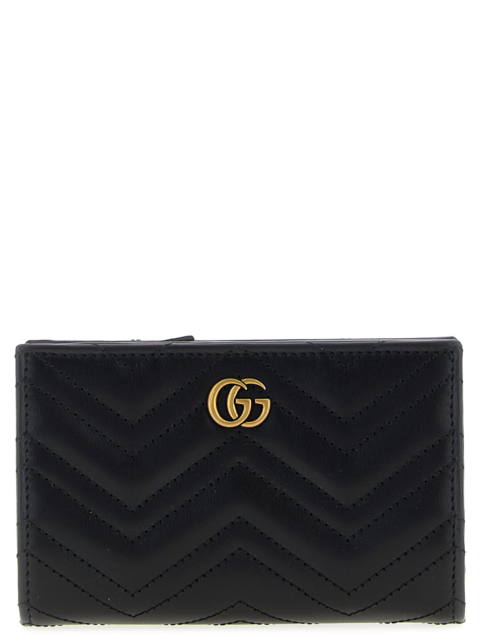 Gucci Gg Marmont Wallet In Black