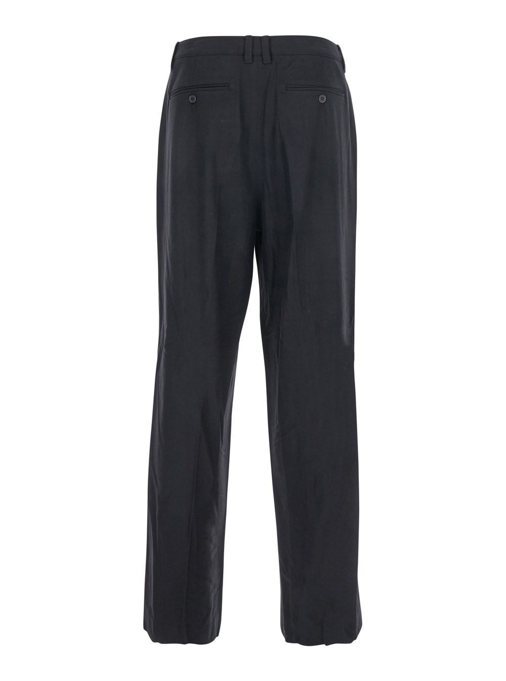 Dunst Pleated-front Trousers In Black