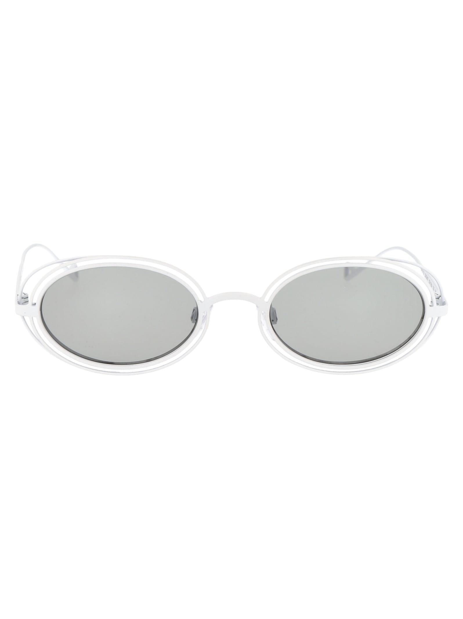 Shop Emporio Armani 0ea2118 Sunglasses In 333387 Matte White