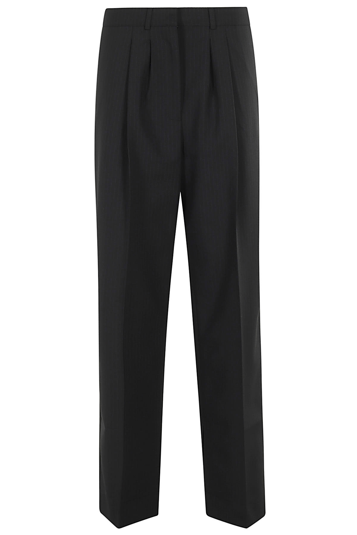 Shop Herskind Rupert Pants In Navy Stripe