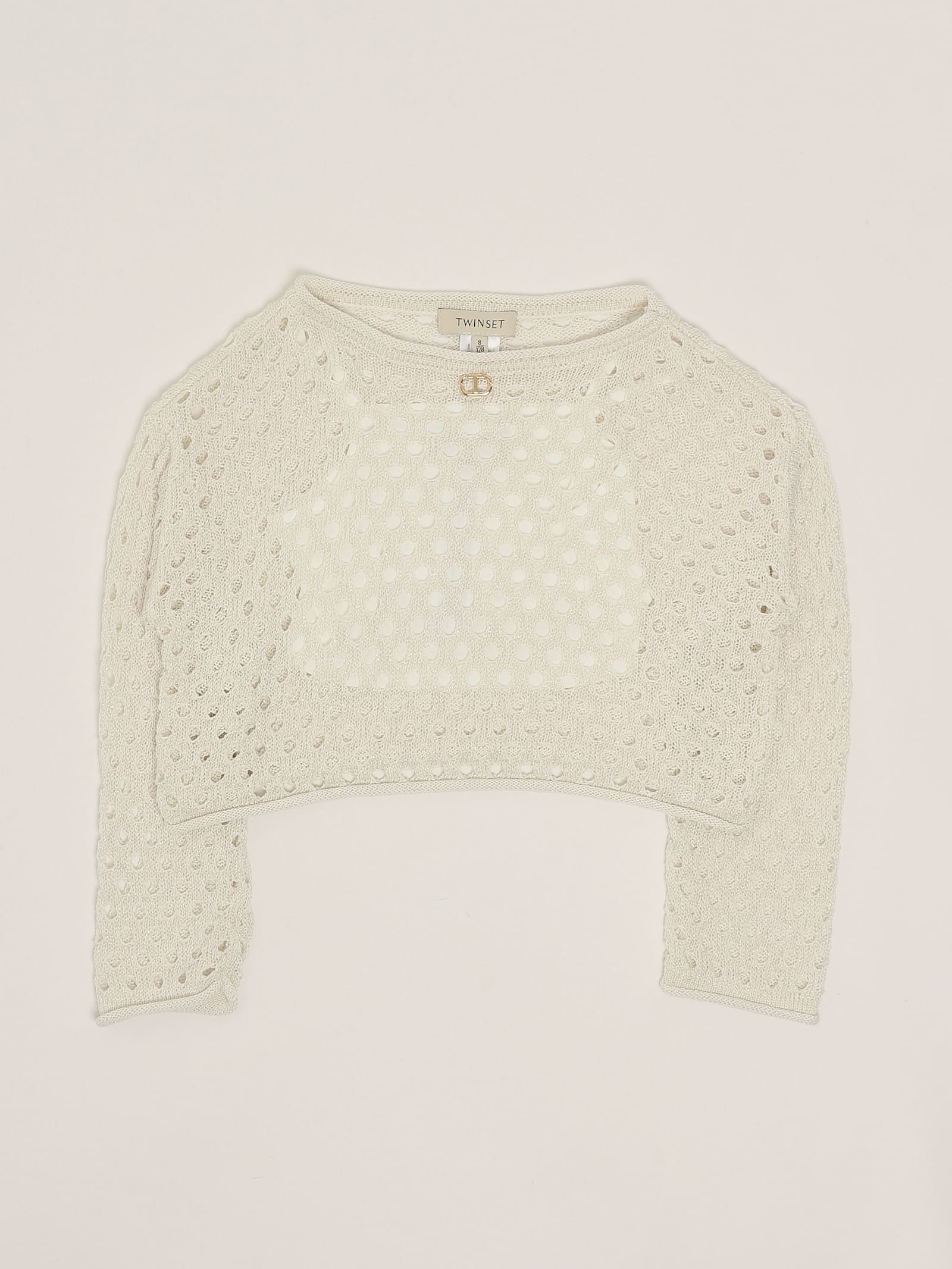 Twinset Sweater Sweater In White