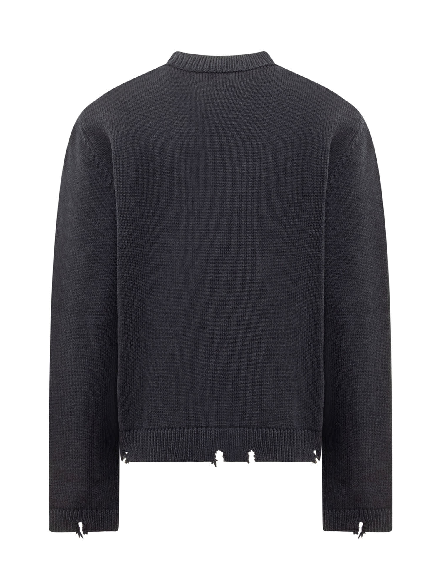 Shop Ambush Crewneck Sweater In Blue