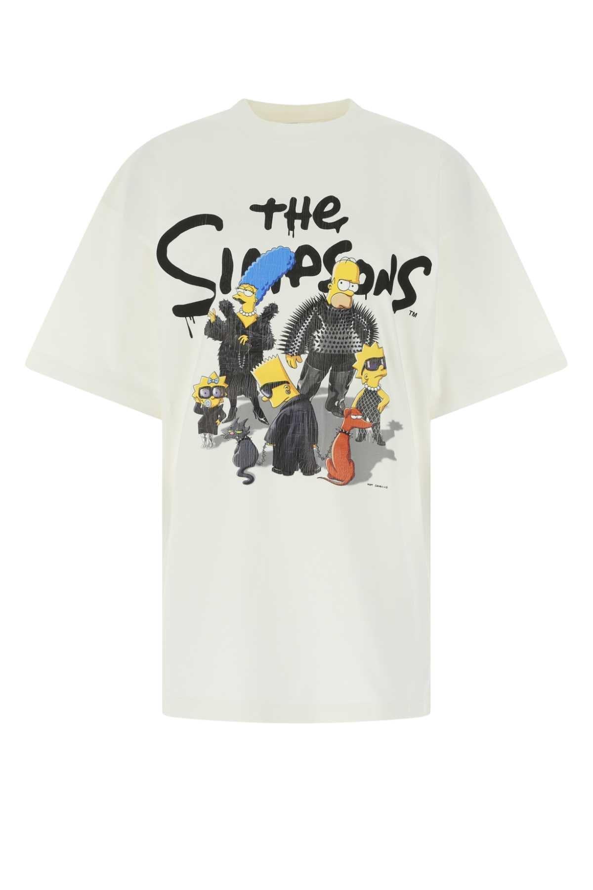 Balenciaga X The Simpsons Graphic Printed T-shirt