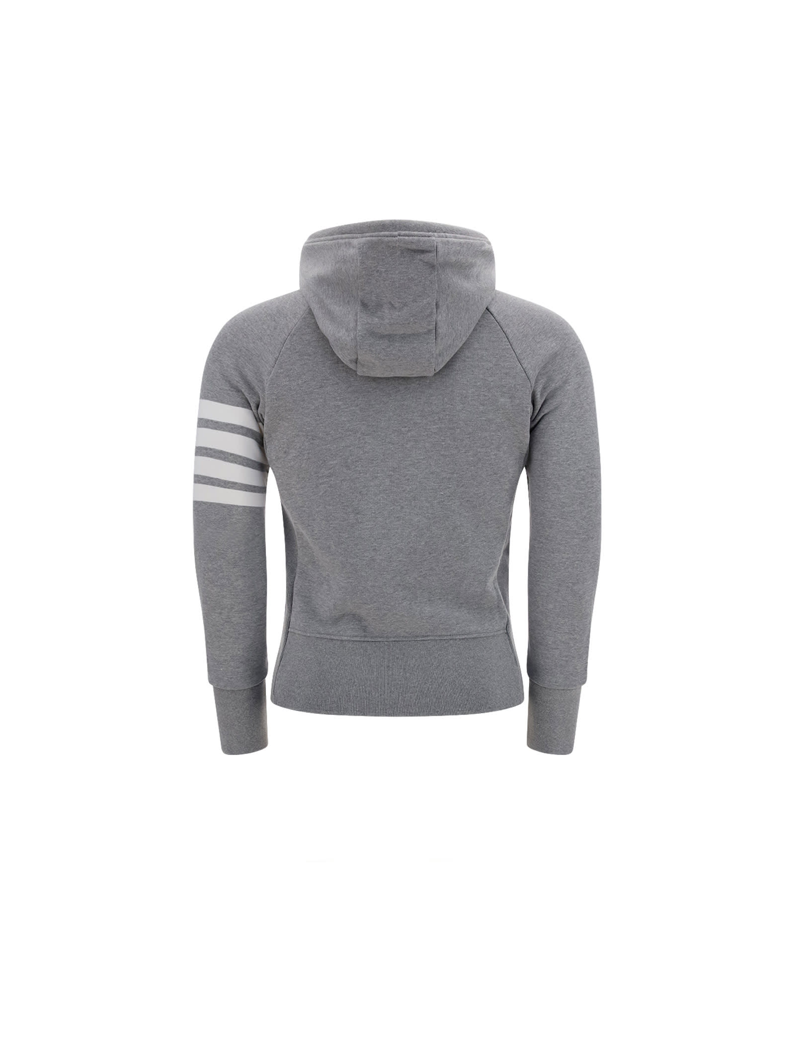 Shop Thom Browne Hoodie In Light Grey