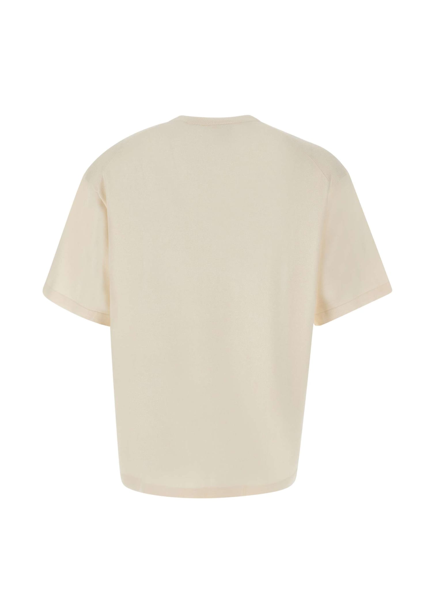 Shop Axel Arigato Cotton And Wool T-shirt In White