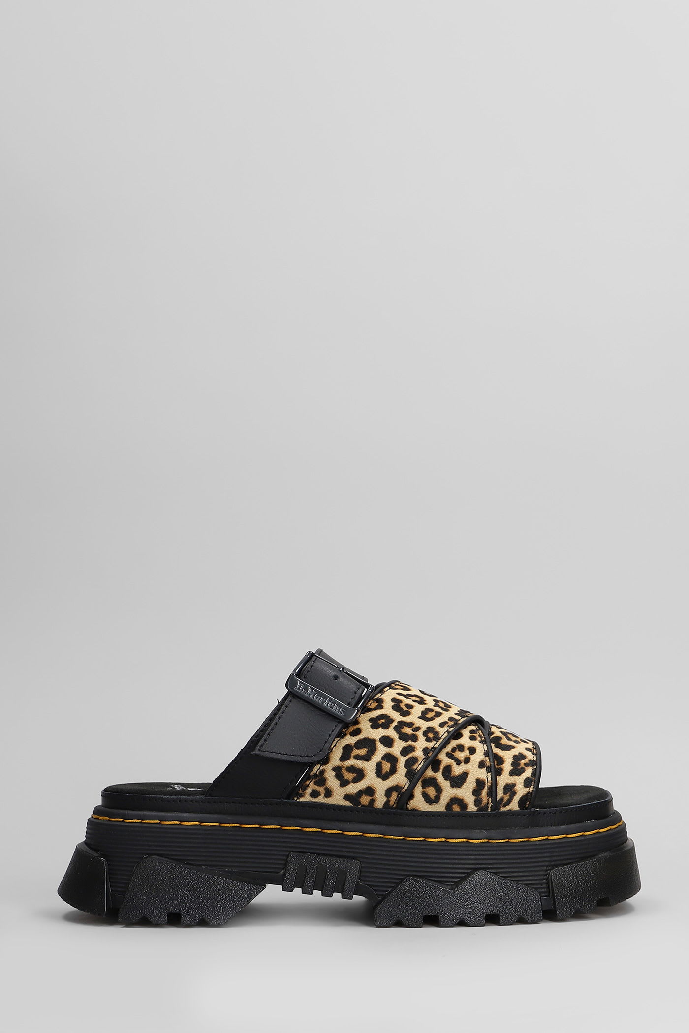 Shop Dr. Martens' Mattison Slide Slipper-mule In Black Leather