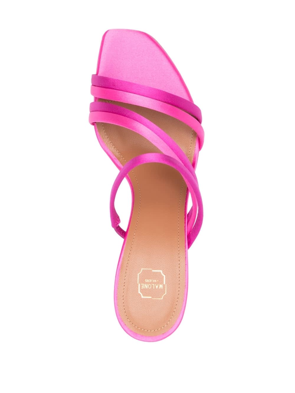 Malone Souliers Tami 90 Satin Mules In Pink