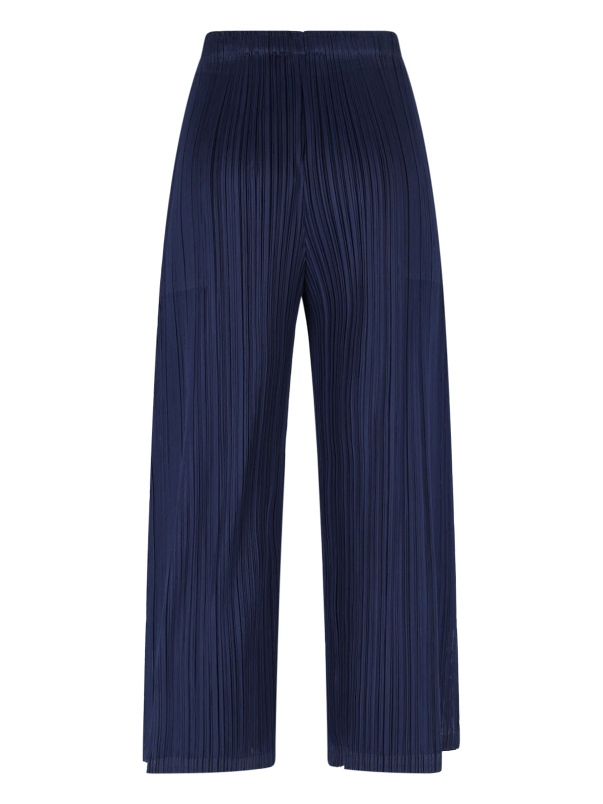 Issey Miyake February Pleated Pants In Blue