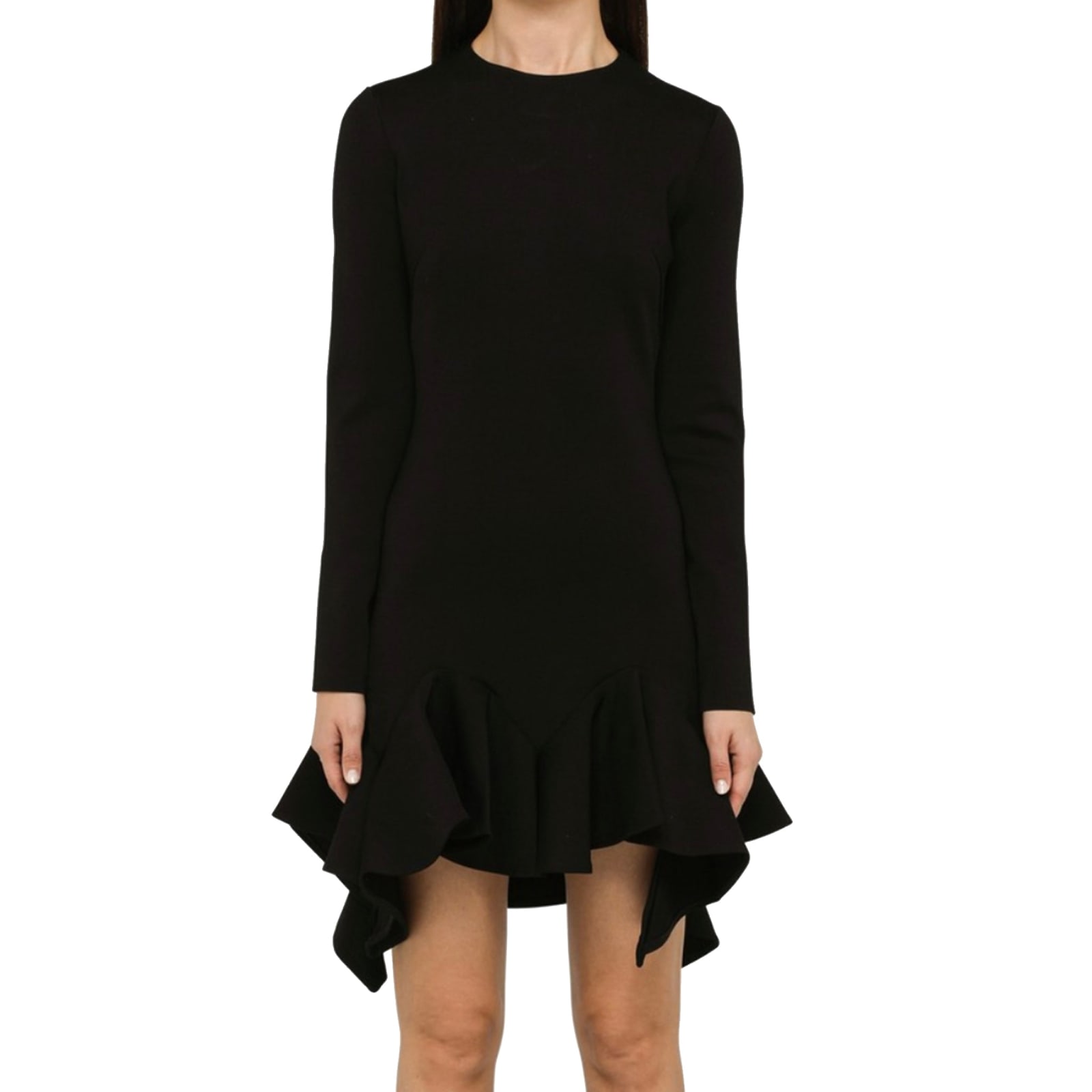 Shop Givenchy Long Sleeves Dress In Black