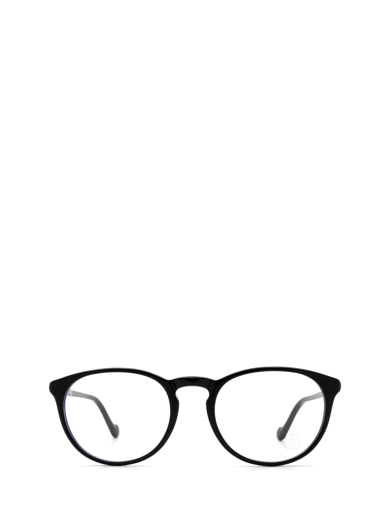 Shop Moncler Ml5104 Shiny Black Glasses