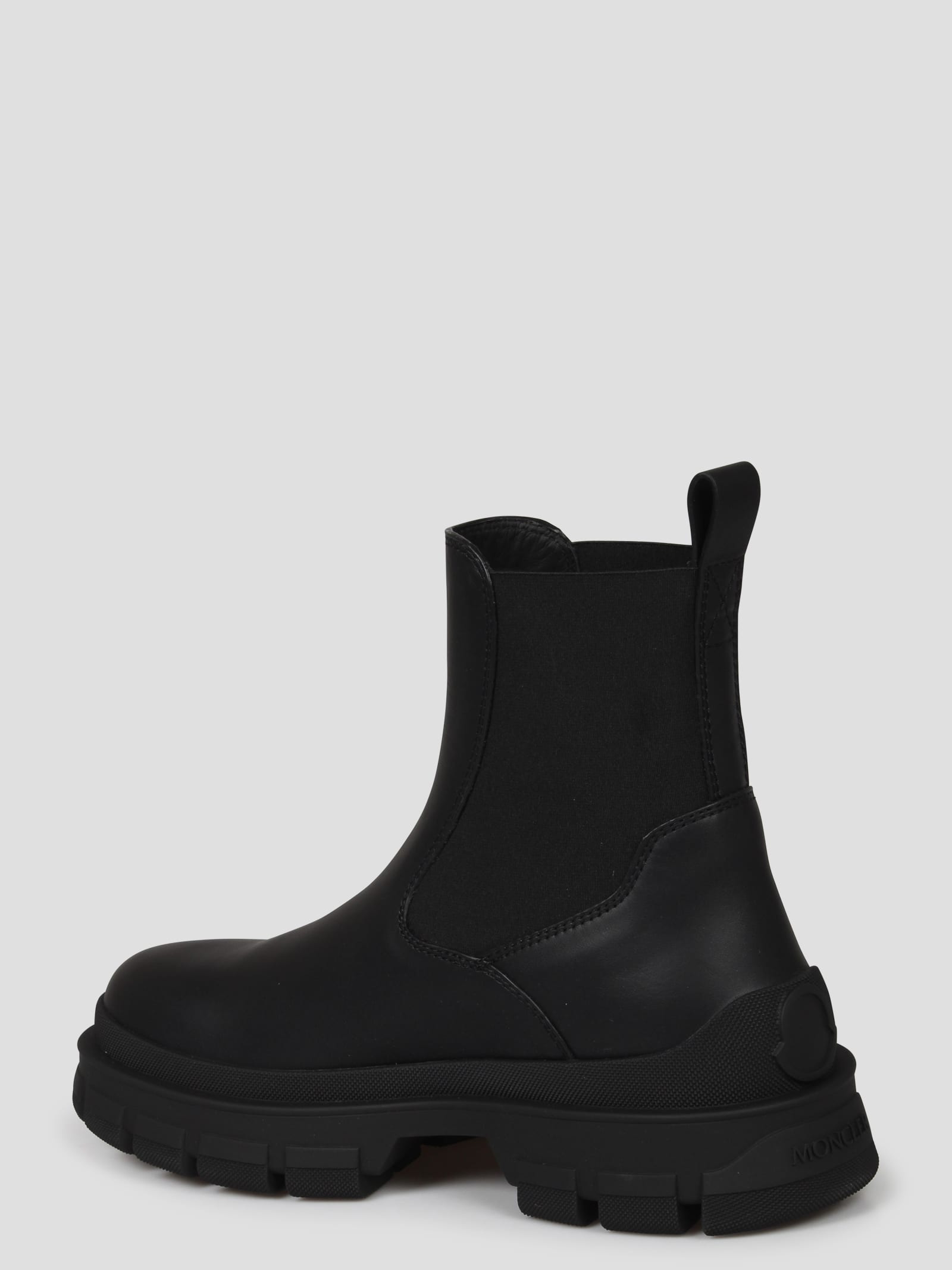 Shop Moncler Tank Ankle Boots In Black