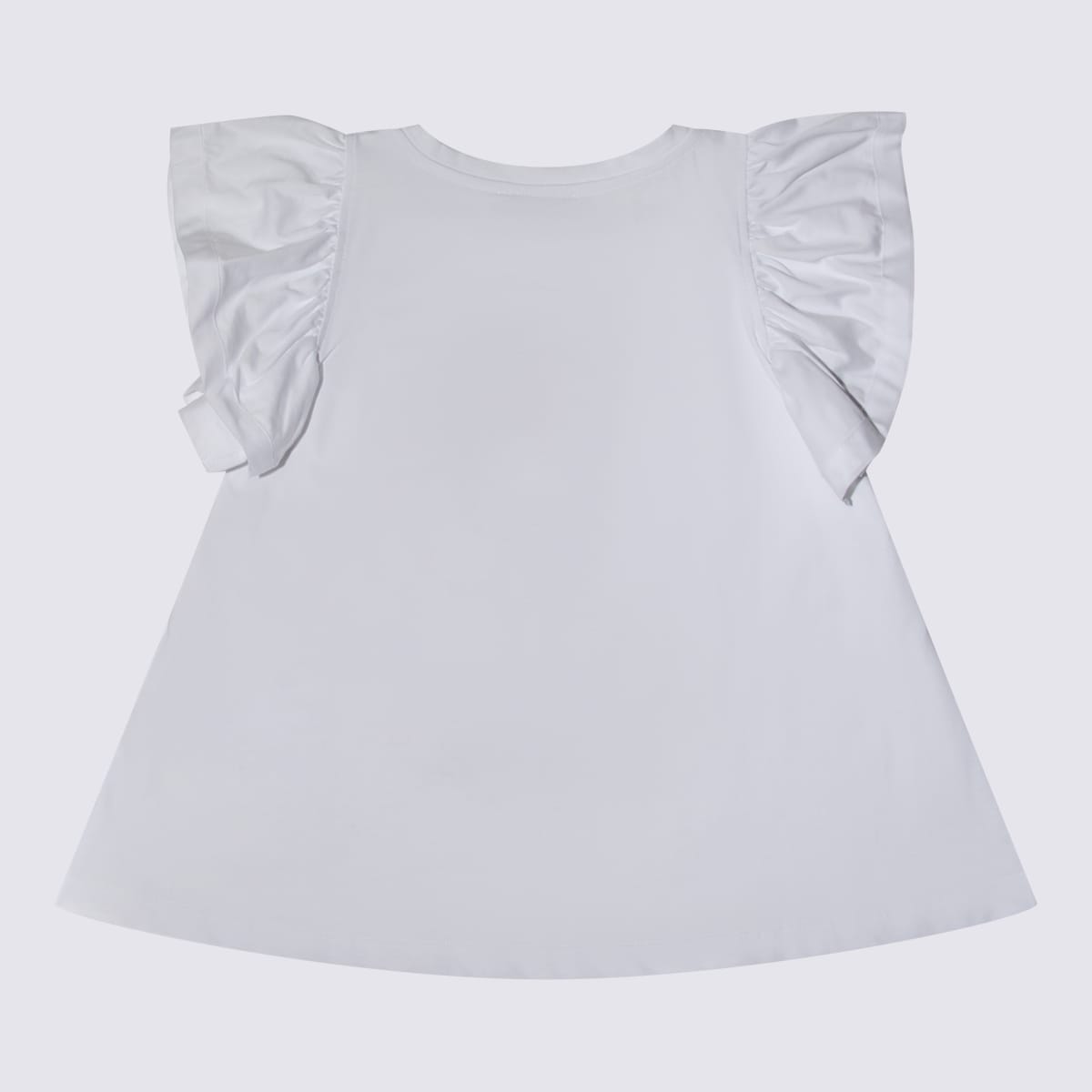 Monnalisa Kids' White Cotton T-shirt