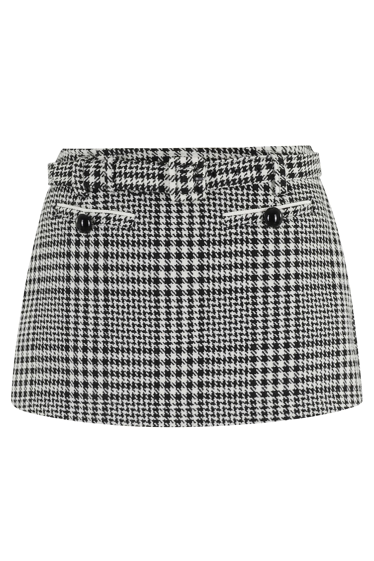 Houndstooth Mini Skirt