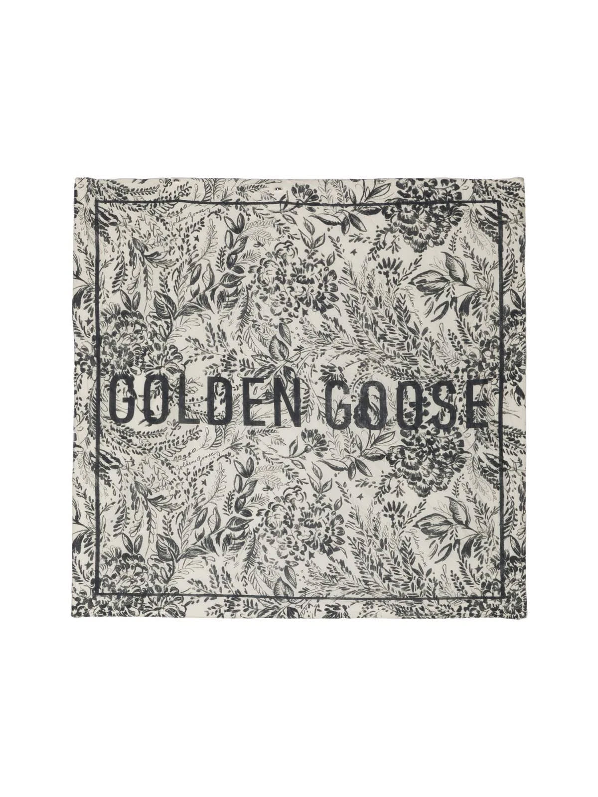 Golden Goose Journey Foulard Mixed Cotton Silk Toile De Jouy
