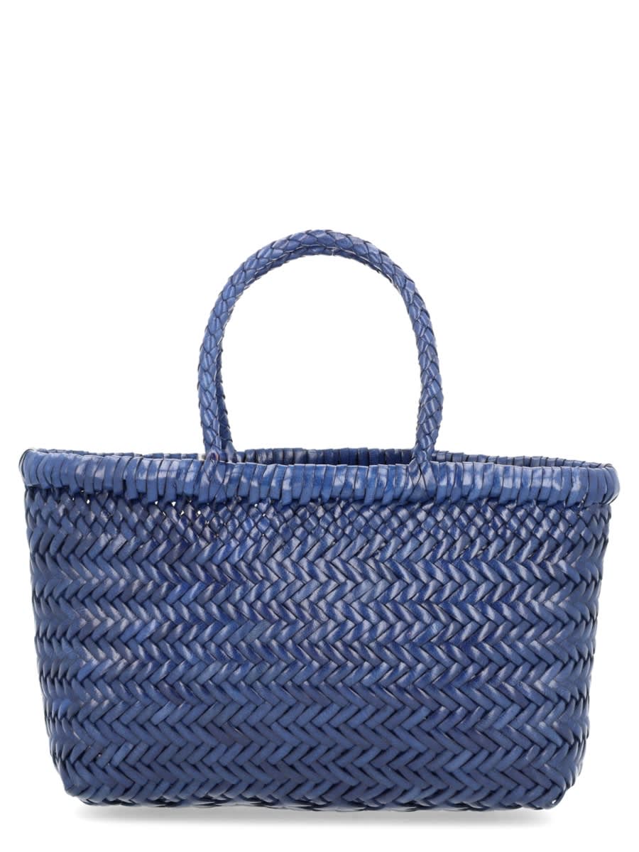 Dragon Diffusion Woven Tote Bag Top Handles In Blue
