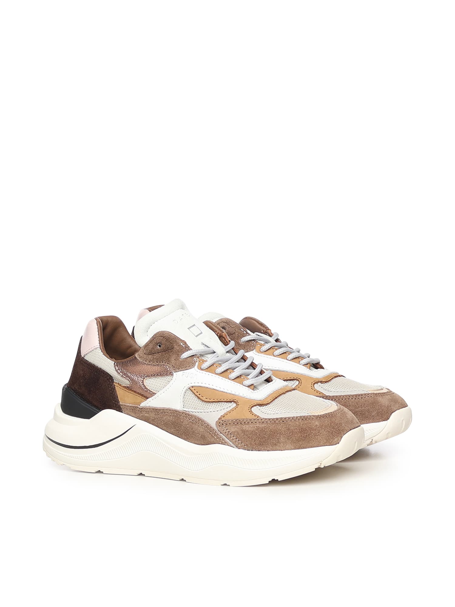 Date Fuga Dragon Sneakers In Nude