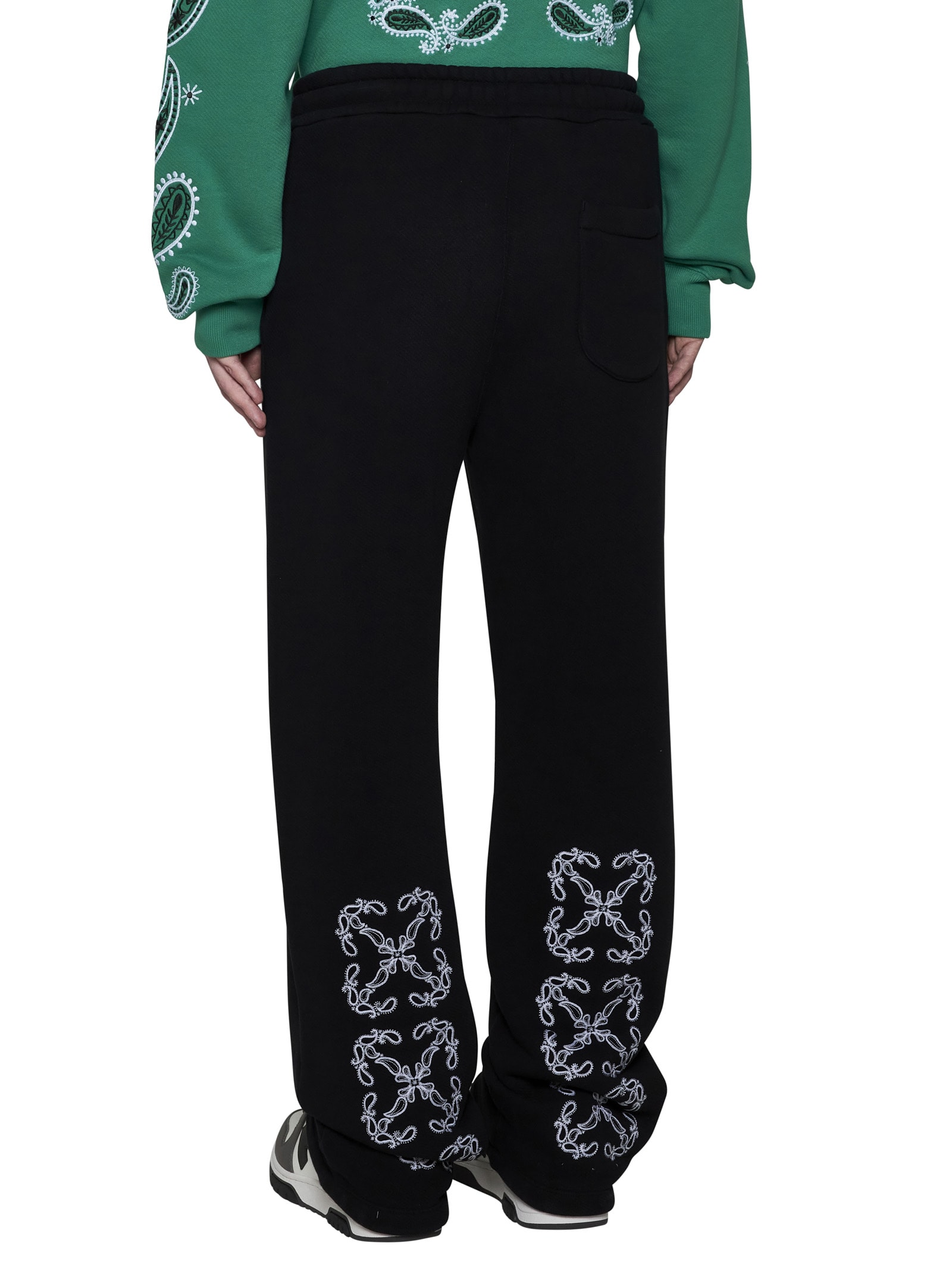 Shop Off-white Pants In Black