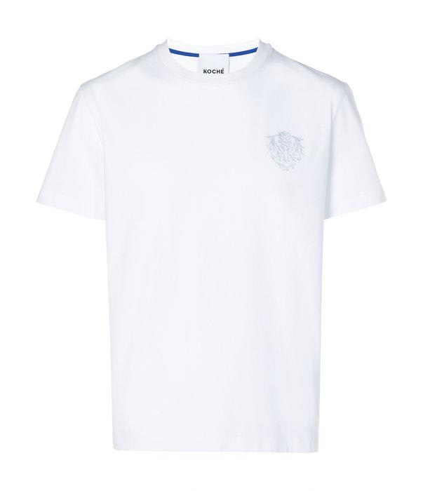 Koché White Little Crest T-shirt