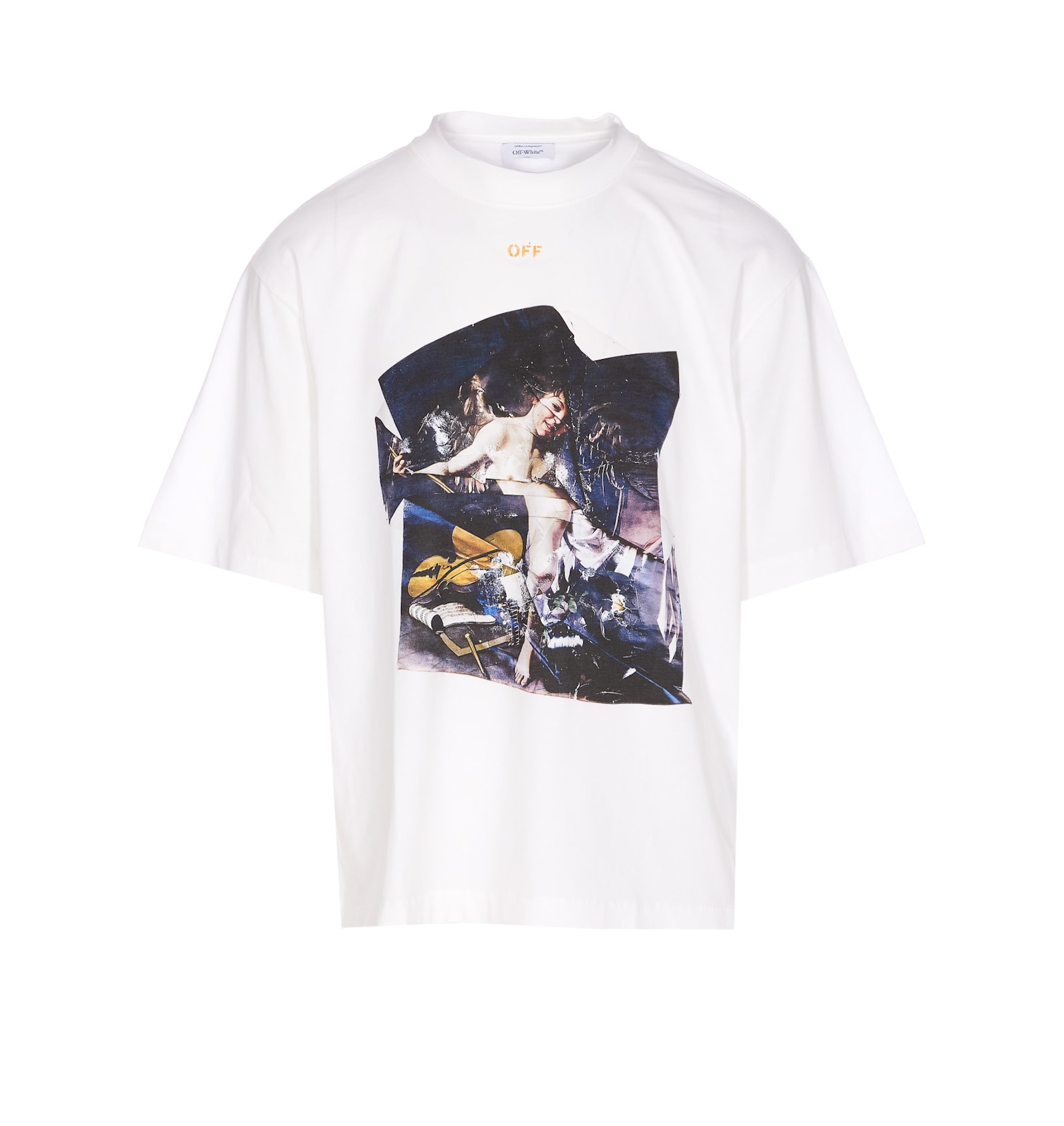 Off-white Est 2013 Skate Cotton T-shirt In White