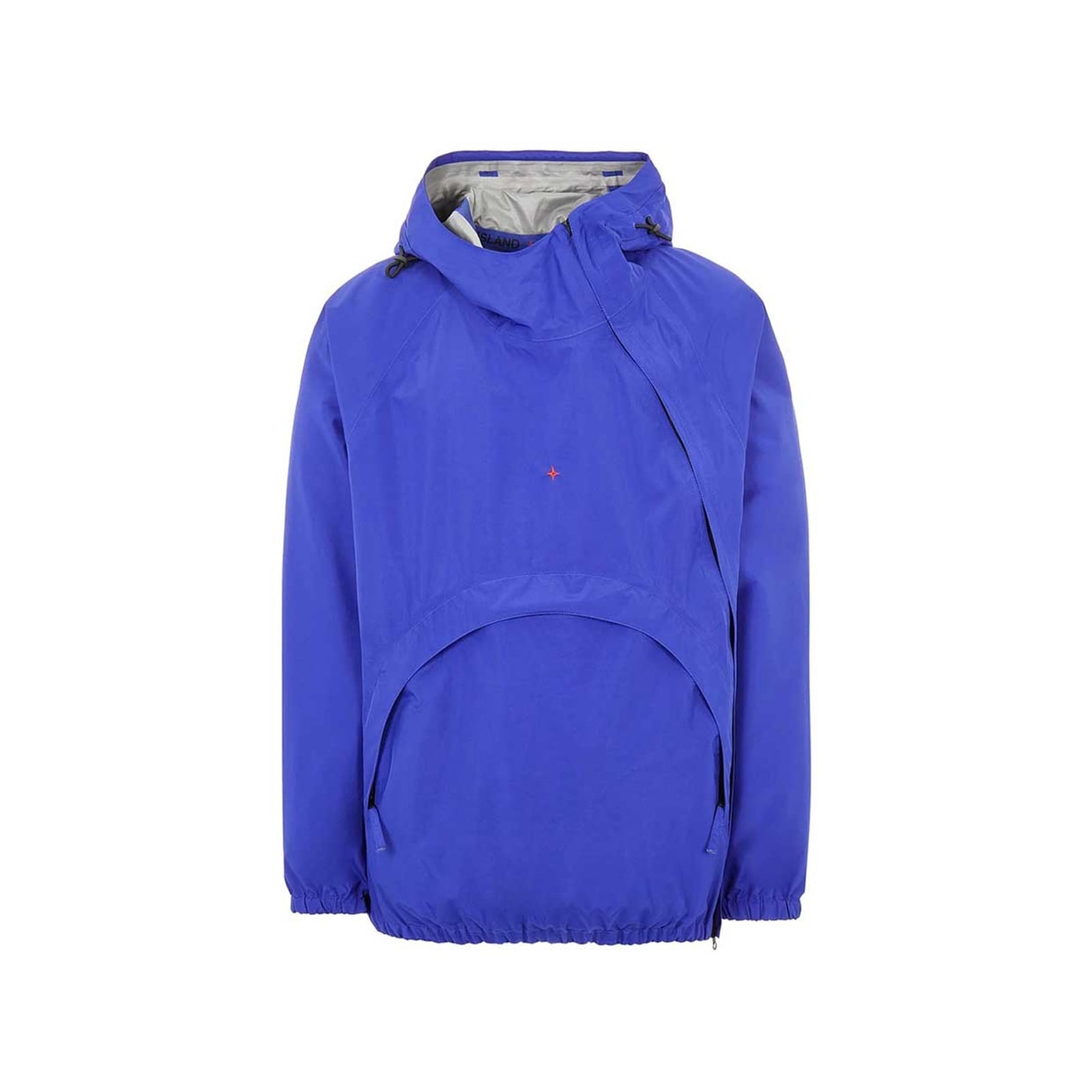 Shop Stone Island Marina 3l Hooded Jacket In Blue