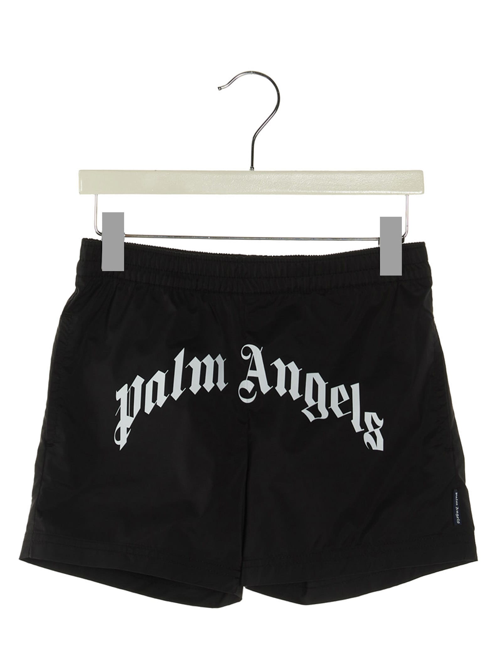 Palm Angels curved Logo Swimming Trunks