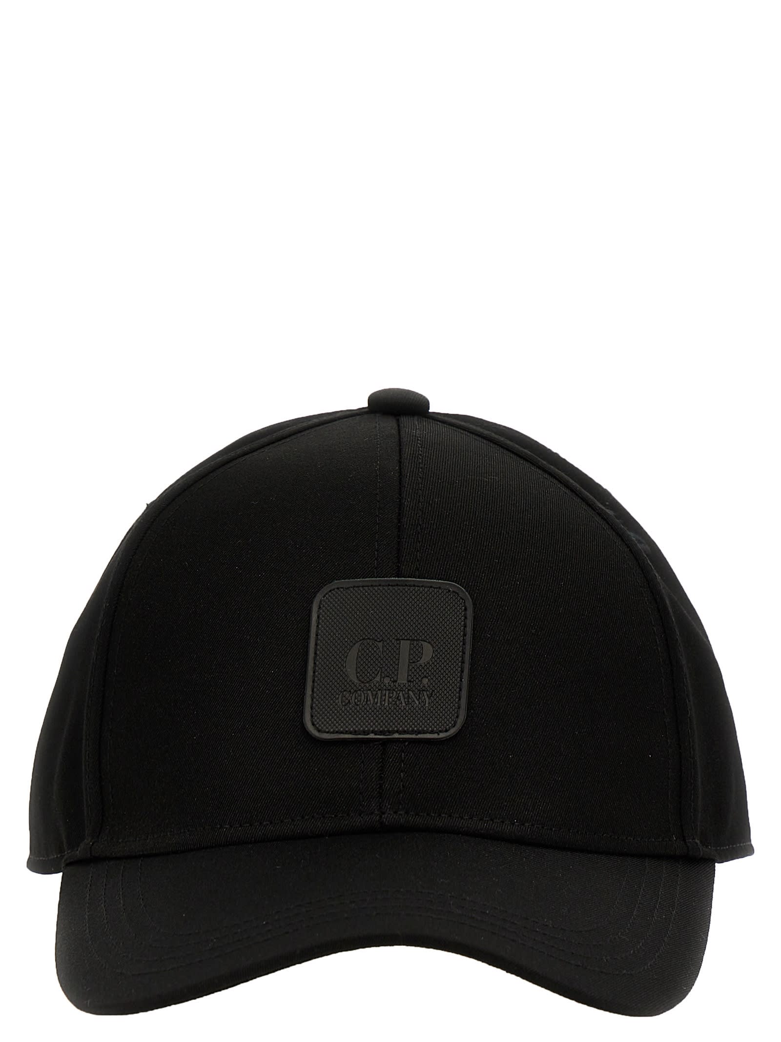 Shop C.p. Company Metropolis Cap In Black