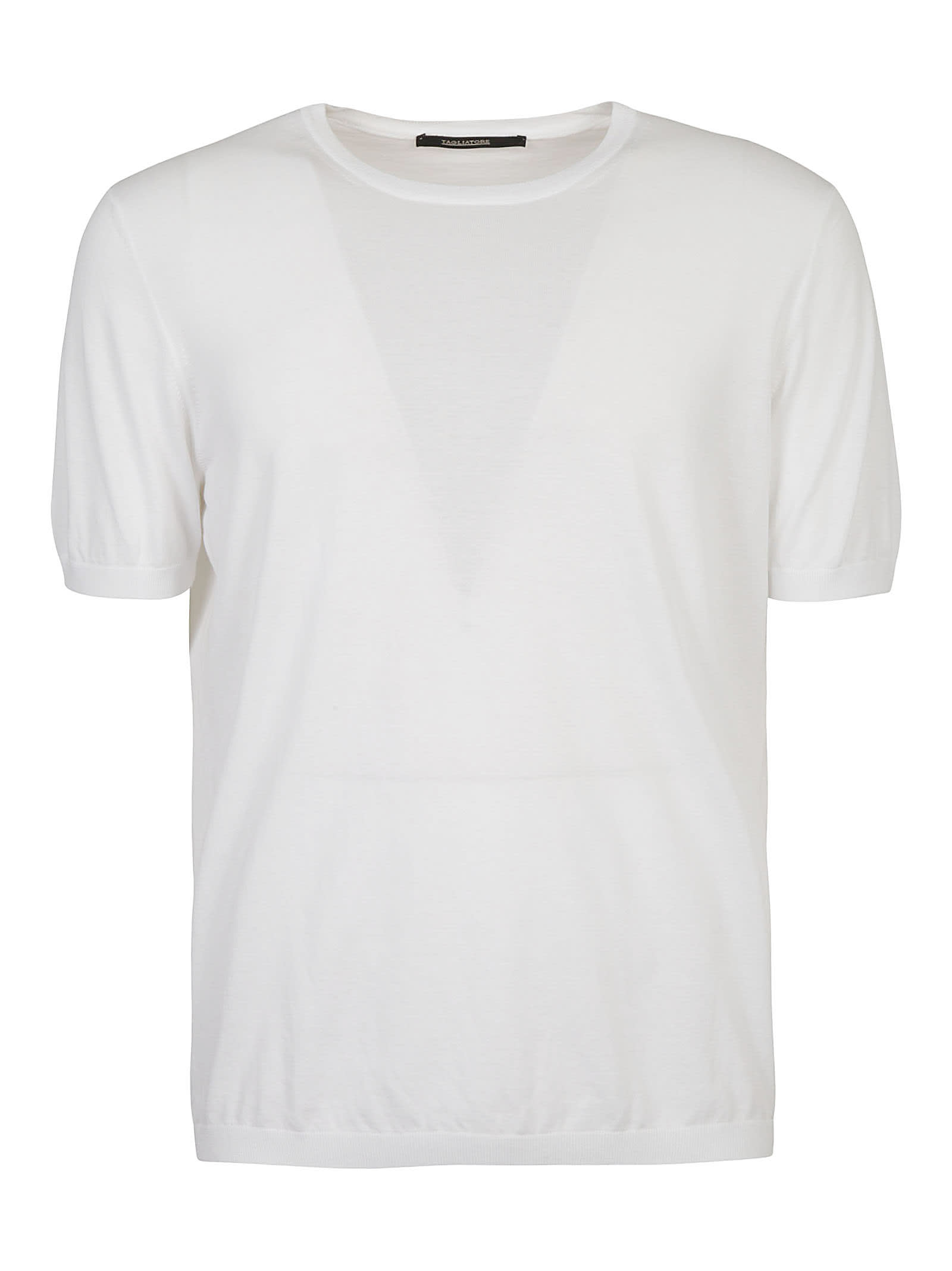 Tagliatore Ribbed Plain T-shirt