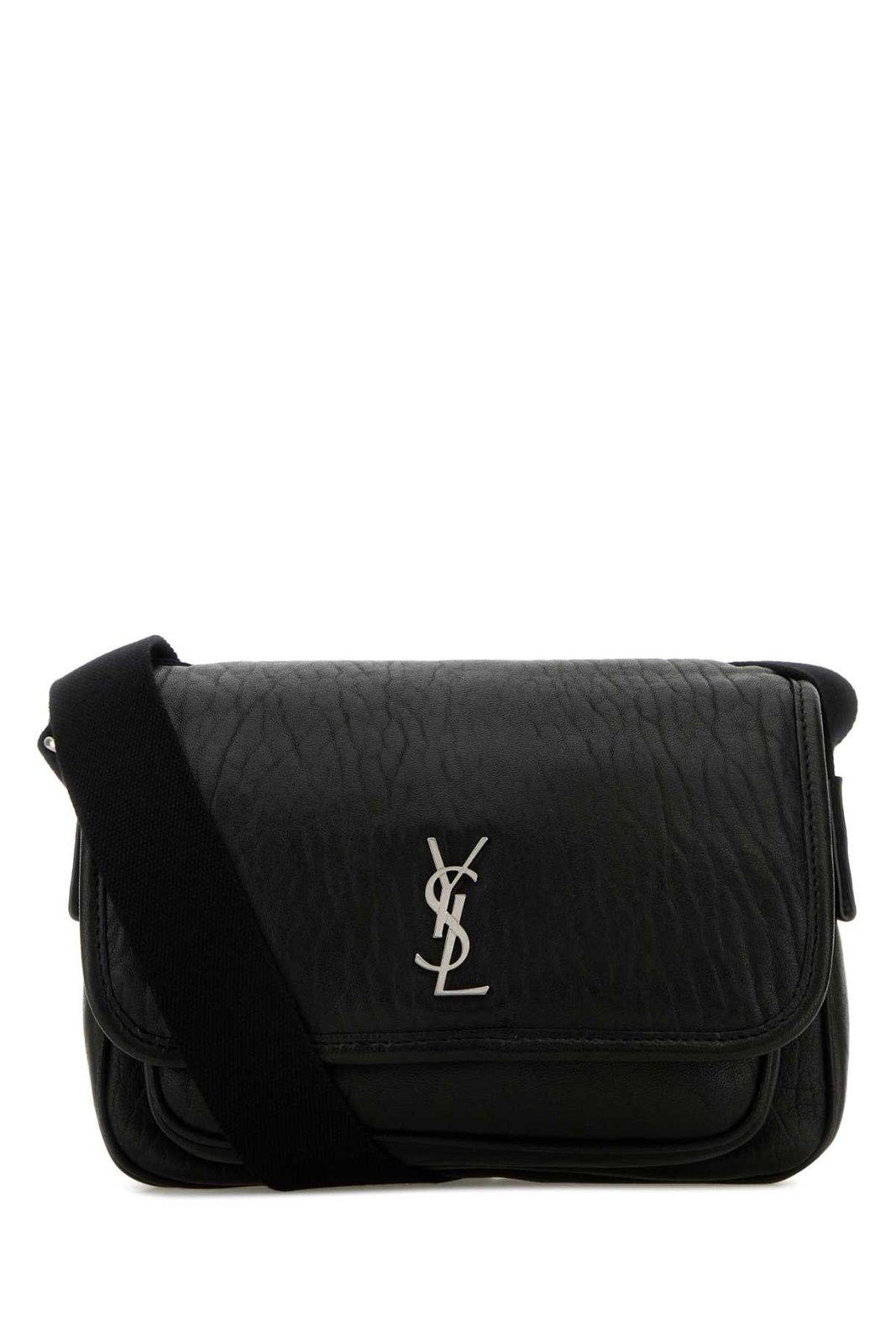 Shop Saint Laurent Niki Small Messenger Bag In Nero