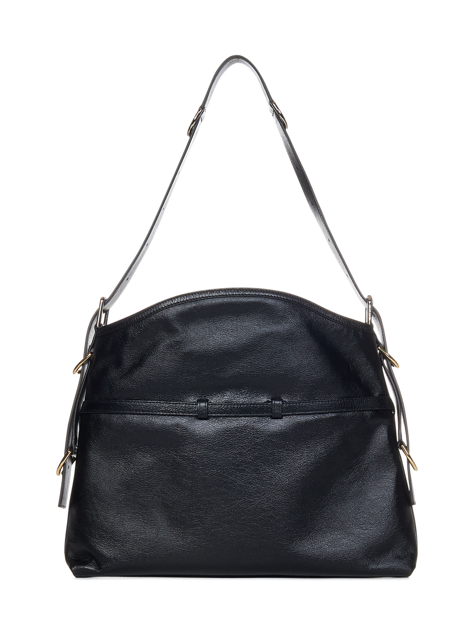 Shop Givenchy Voyou Medium Shoulder Bag In Black