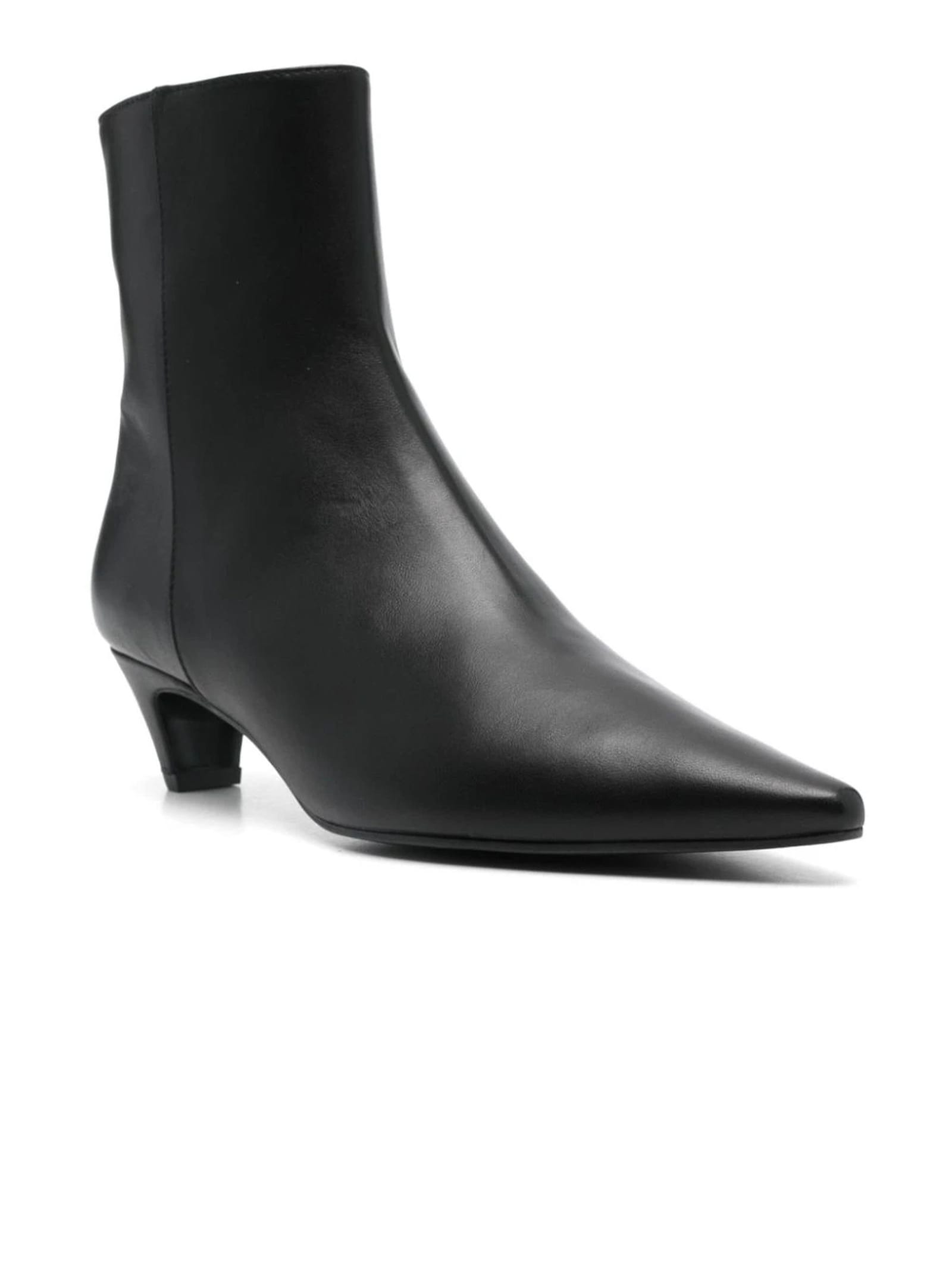 Shop Roberto Festa Black Calf Leather Samy Boots