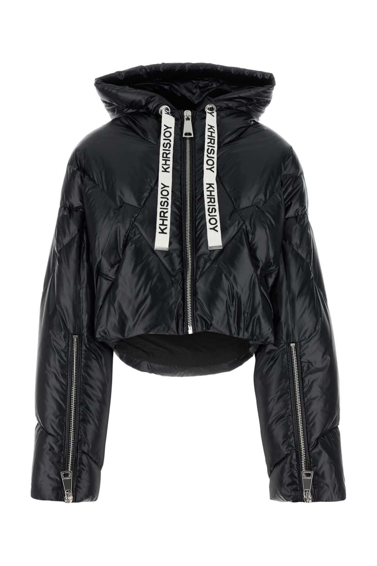 Black Nylon Down Jacket