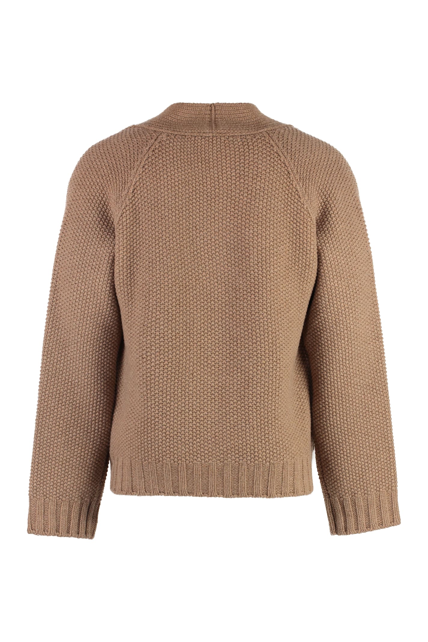 Shop Etro Wool V-neck Sweater In Sand