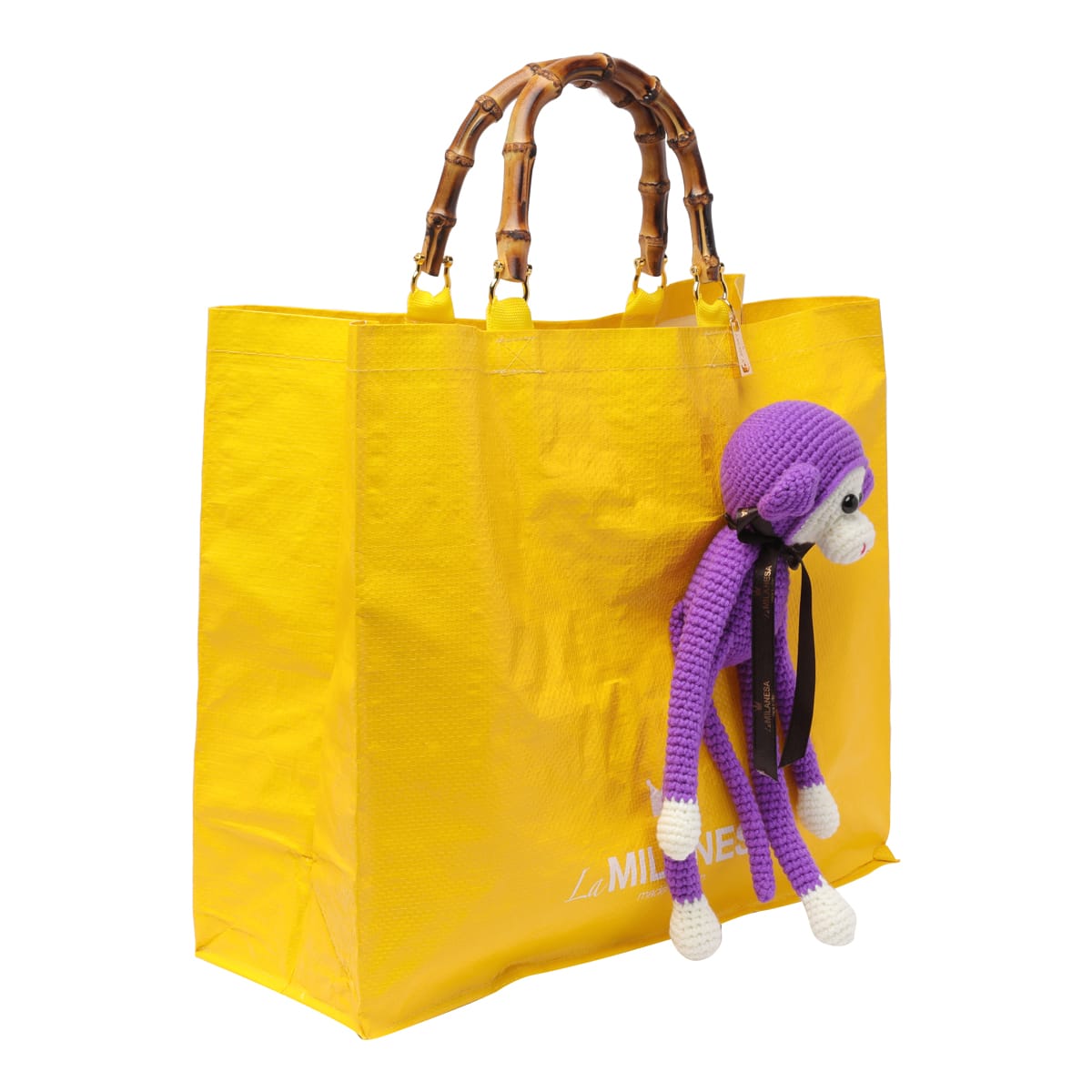 Shop Lamilanesa Sbagliato Shopping Bag In Yellow