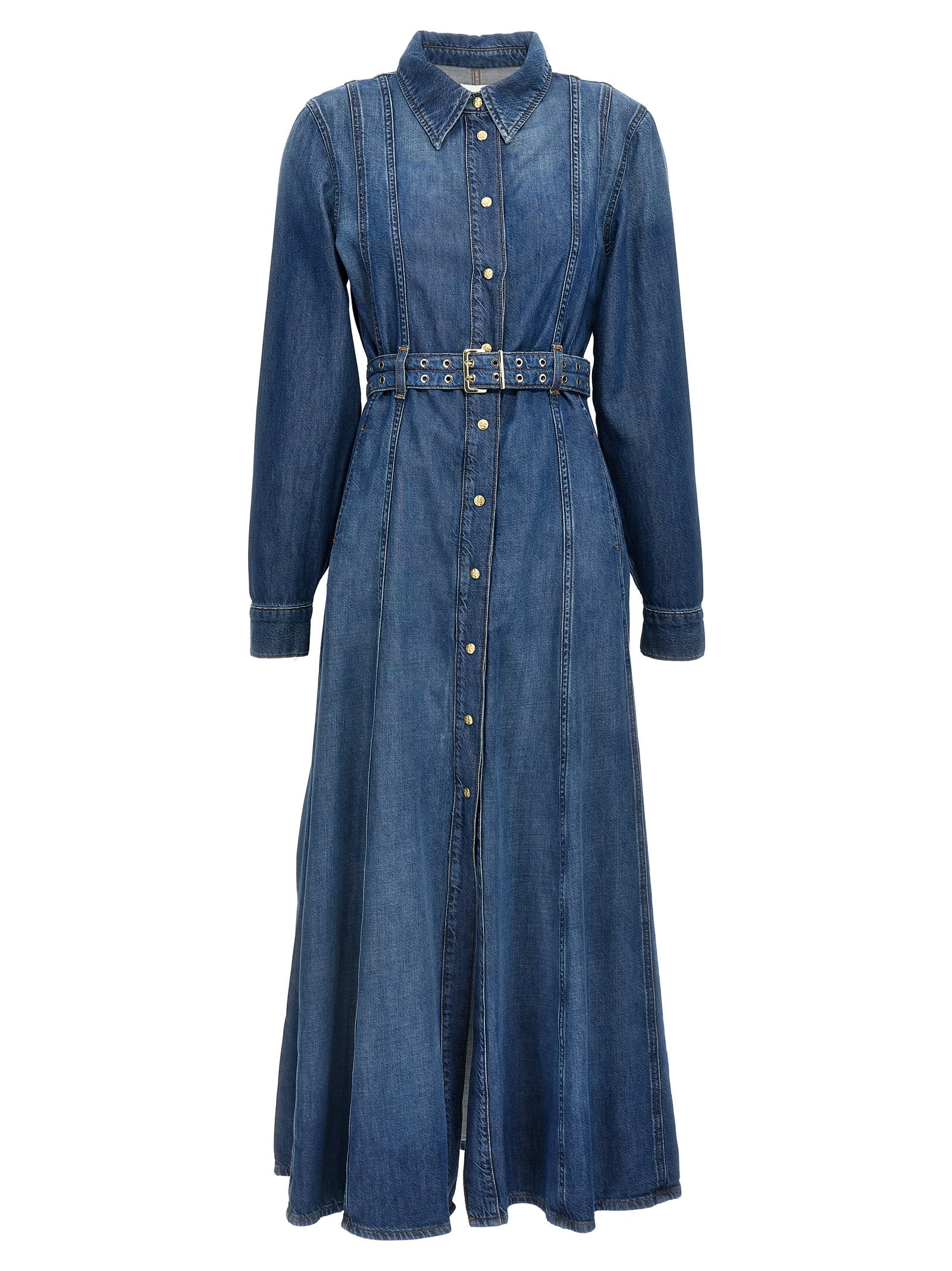 GANNI MAXI DENIM DRESS