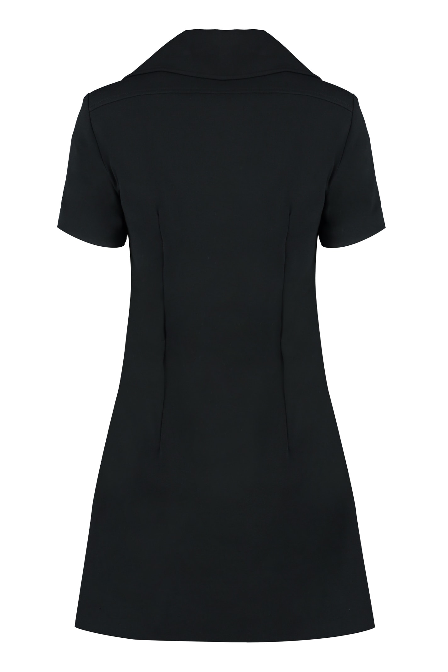 Patou Zipper Skater Dress Clothing In Black