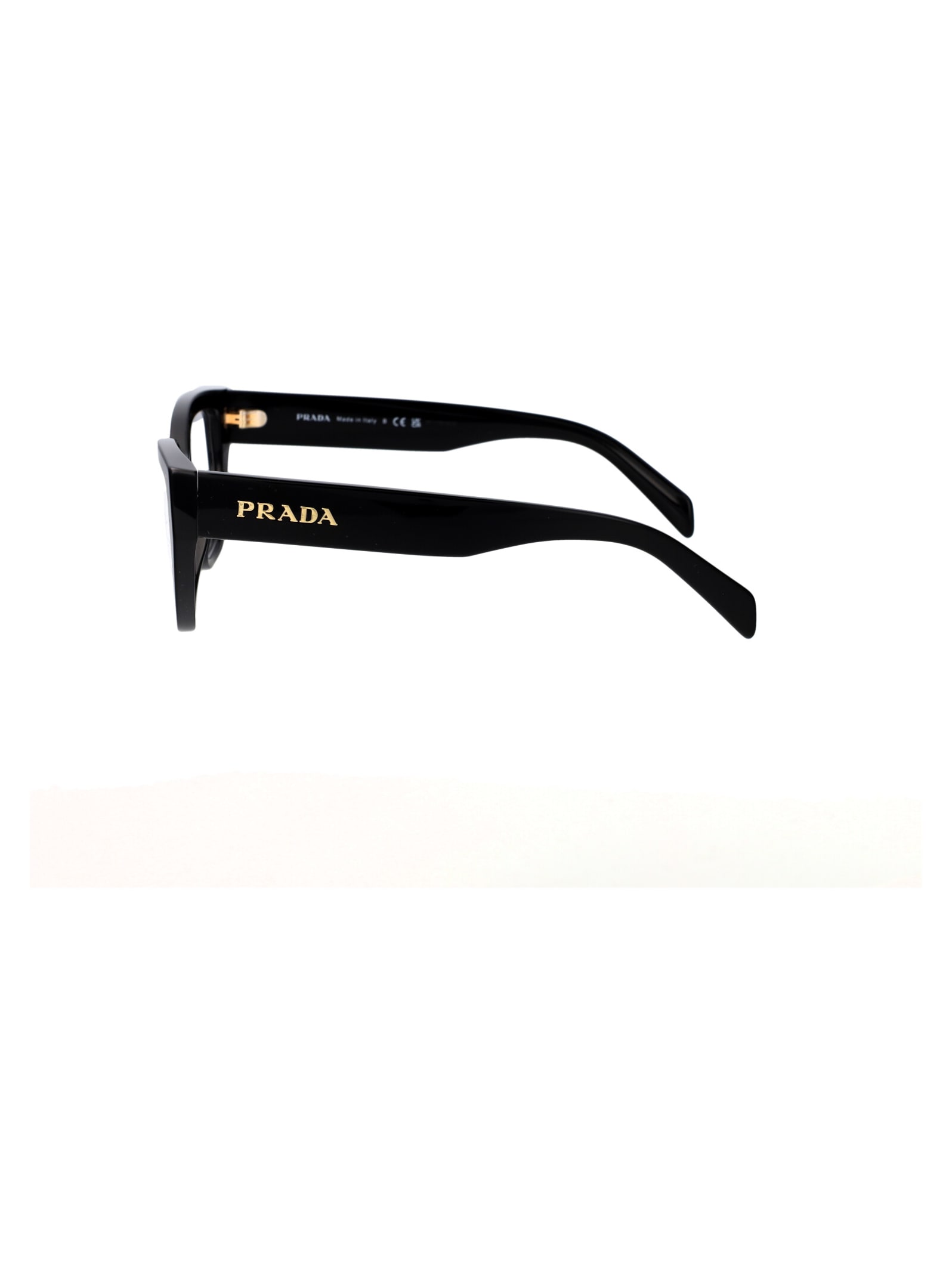 Shop Prada 0pr A16v Glasses In 16k1o1 Black