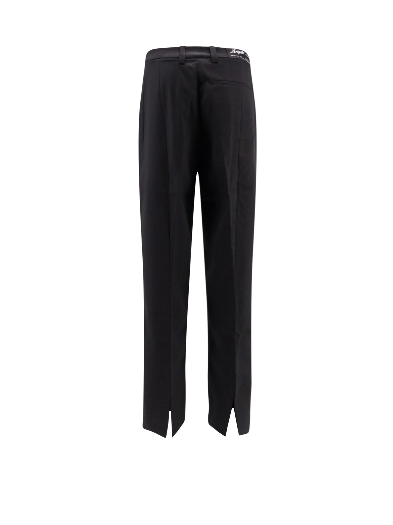 Axel Arigato Wool Blend Trousers In Black