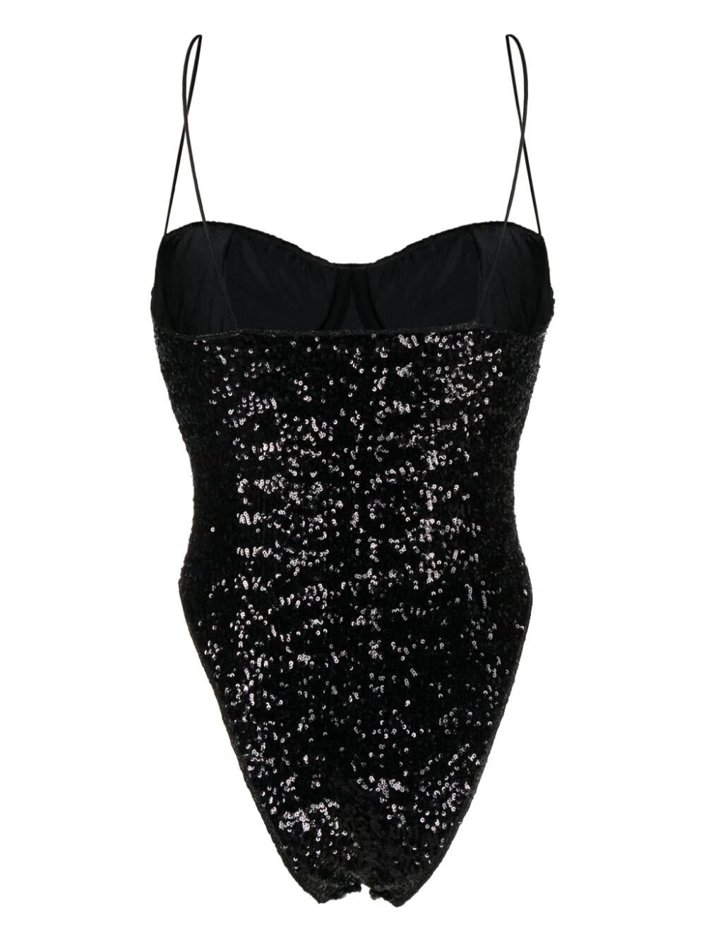 Shop Oseree Body Paillettes In Black