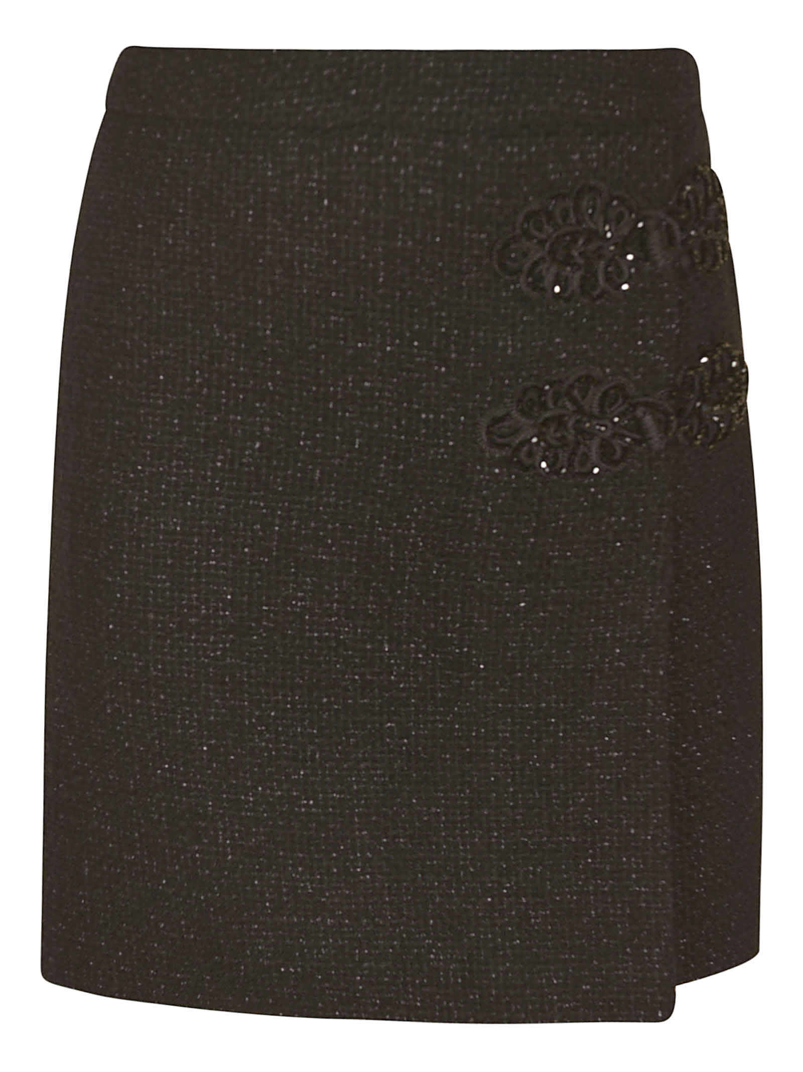 Moschino Plain Knit Short Toggle Skirt