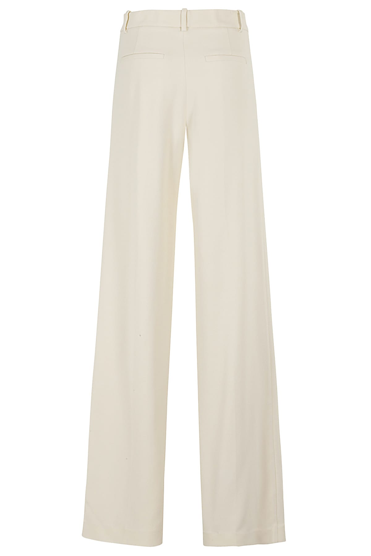 Shop Blumarine Wide Pants In Ivory