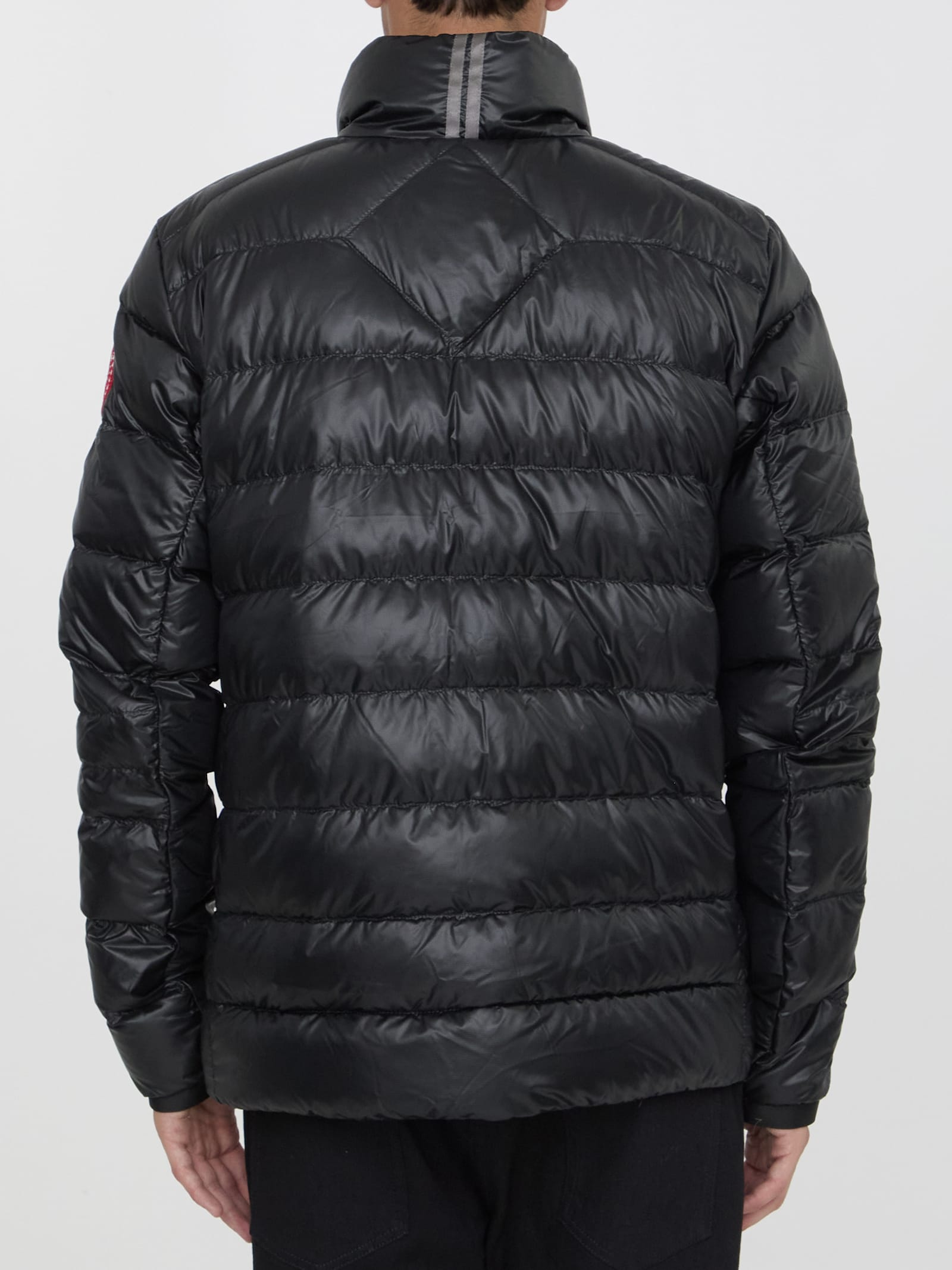 Shop Canada Goose Crofton Down Jacket In Black