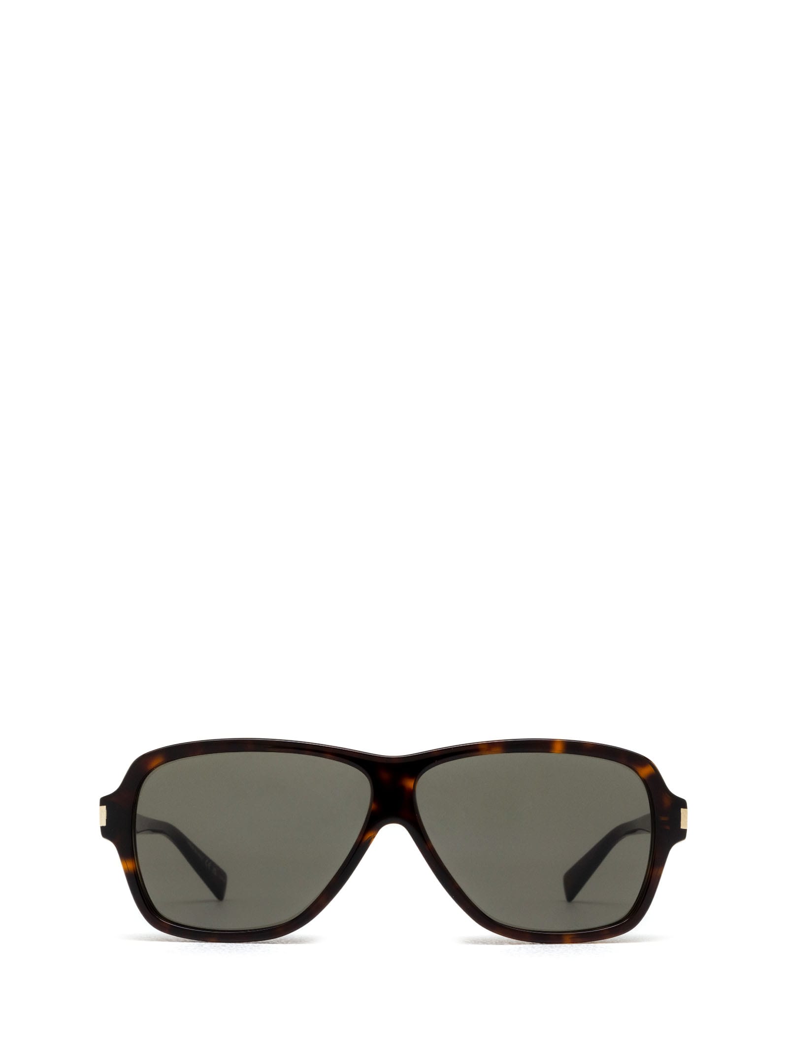 Shop Saint Laurent Sl 609 Havana Sunglasses