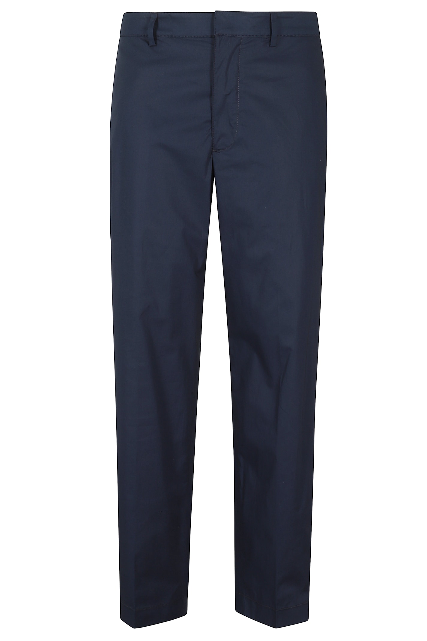 E-motion Chino Gamba Ampia Popeline