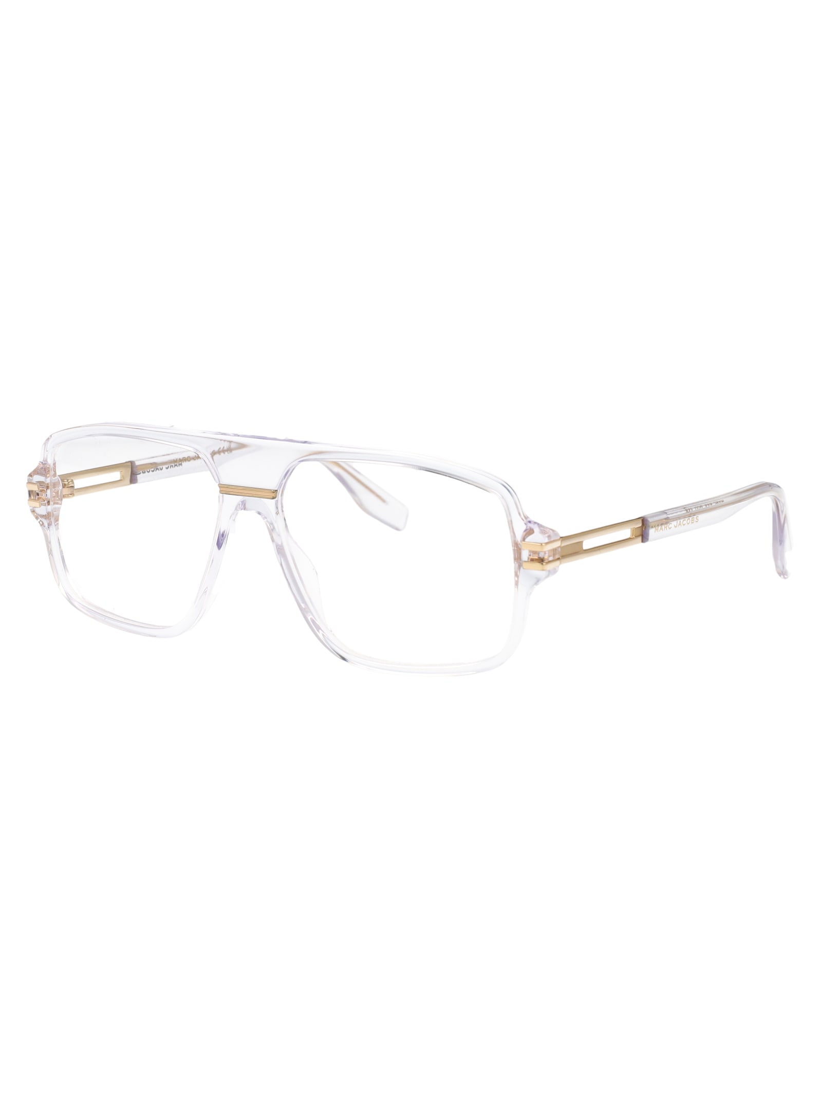 Marc Jacobs Crystal Acetate Glasses In Transparent