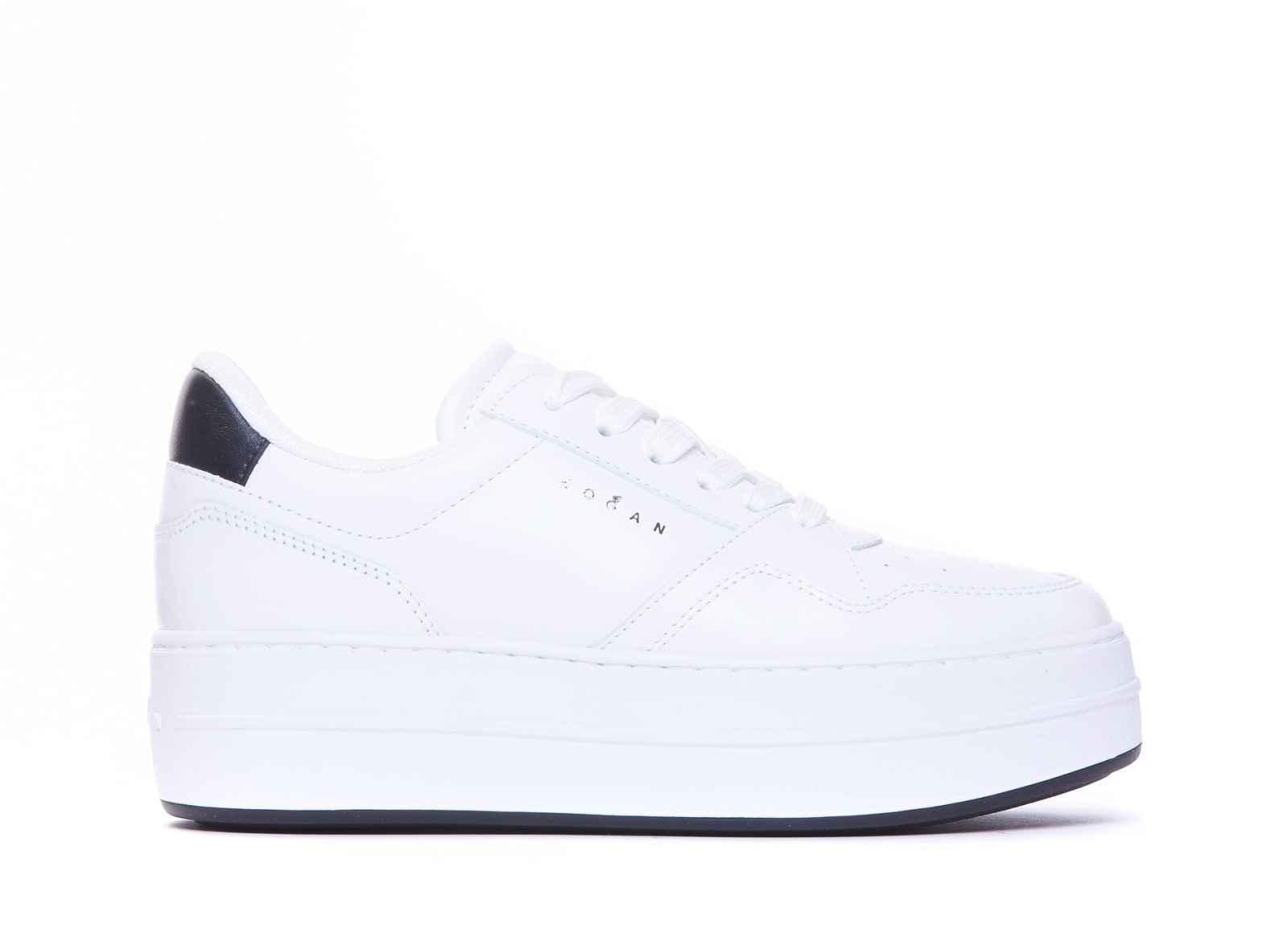 Shop Hogan Logo Sided Sneakers In C