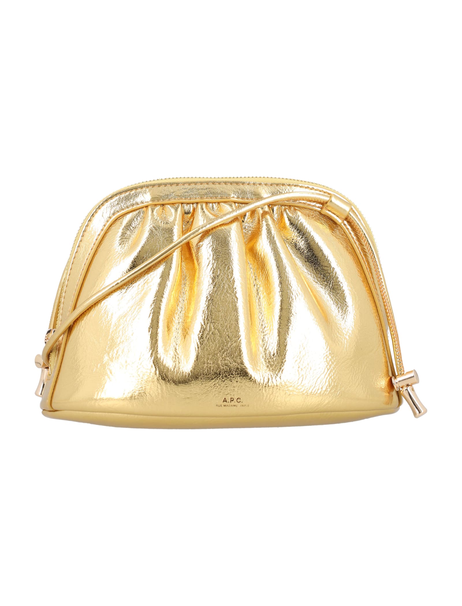 Shop Apc Ninon Bag In Gold